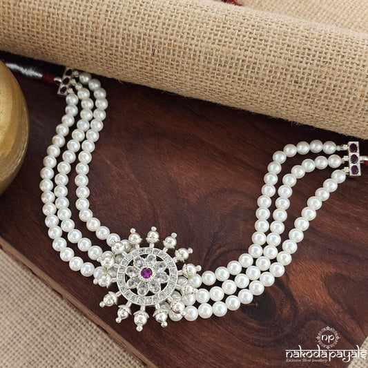 Coruscating Pearled Choker (N10653)