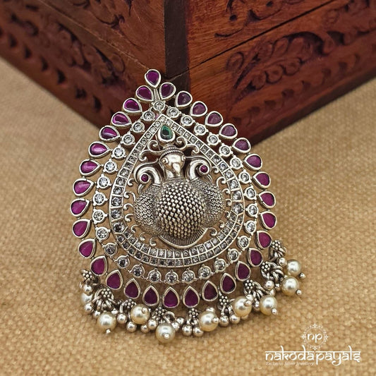 Exquisite Twin Peacock Pendant (P2649)