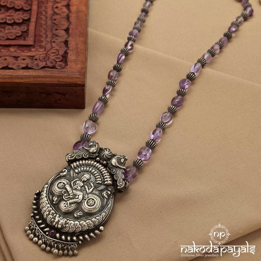 Amethyst Oxidised Neckpiece (N11816)