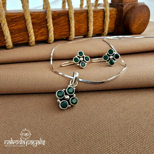 Green  Pendant Set (N11524)