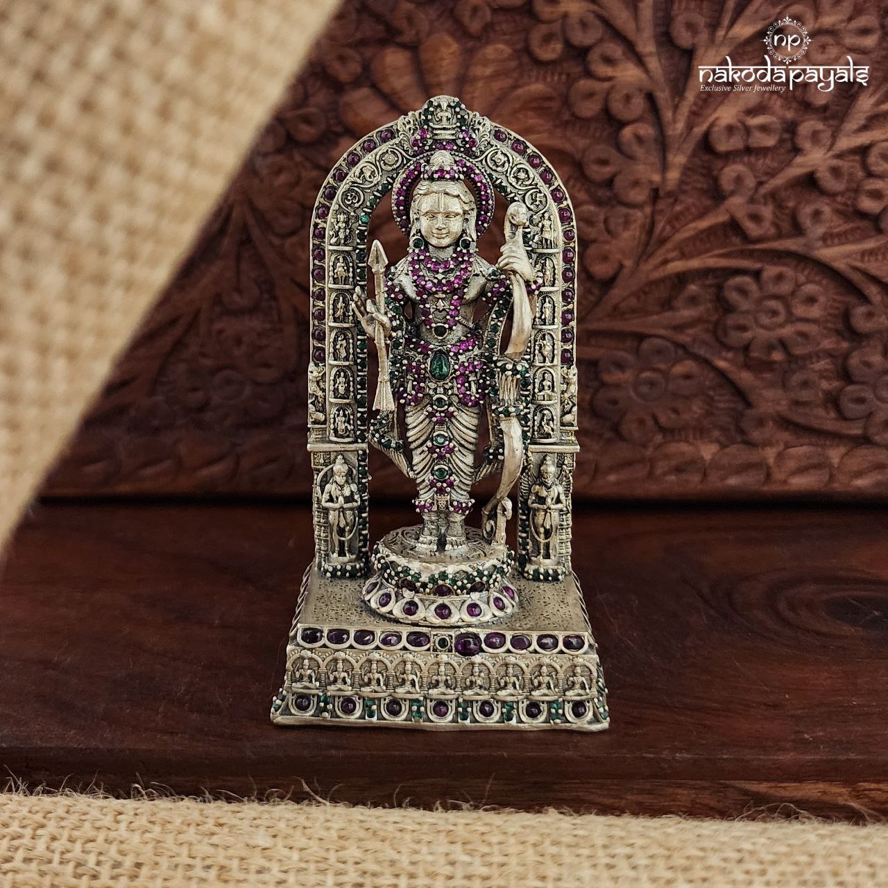 Oxidised God Ram Idols (Aa1905)