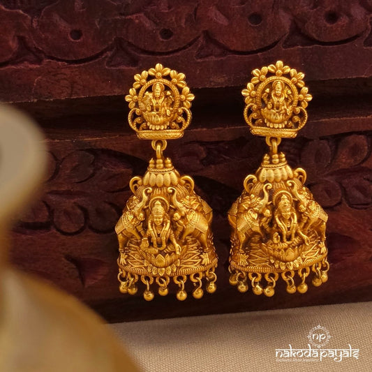 Exquisite Lakshmi Jhumka (Ge10844)