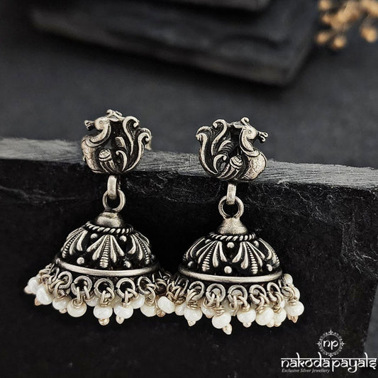 Peacock Charm Jhumka (J1116)