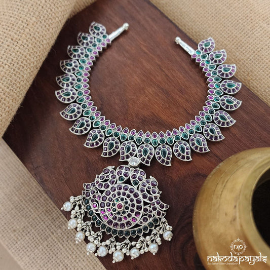 Kemp Mango Pearled Drop Neckpiece (N10686)