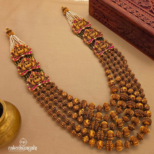 Ball Layered Lakshmi Neckpiece (Gn10122)