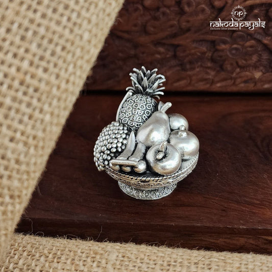 Oxidised Fruit Basket (Aa1610_11)