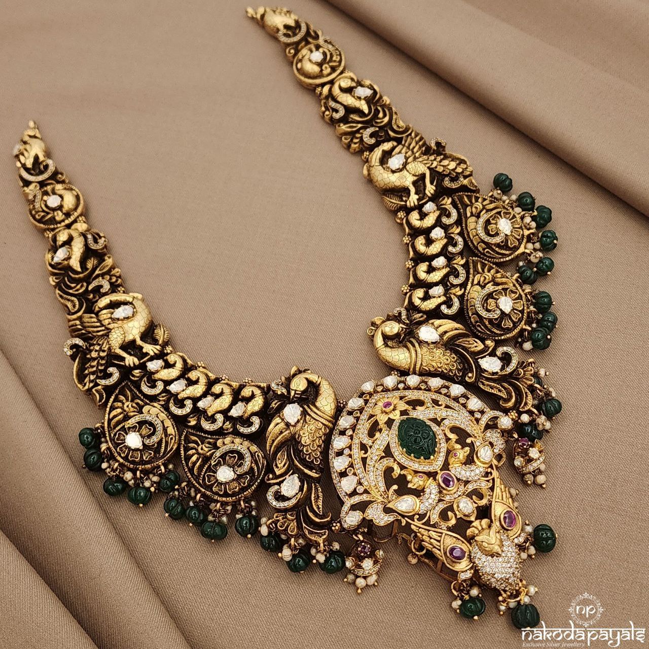 Gandaberunda Green Neckpiece (Gn9106)
