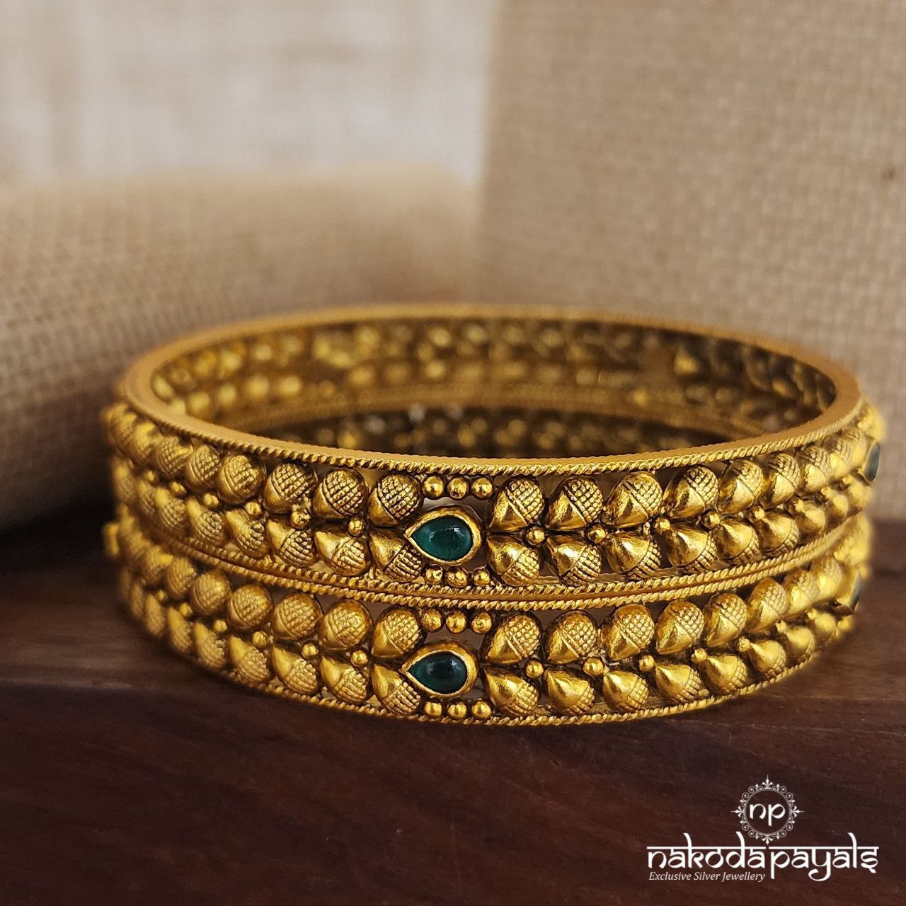 Green Leafy Bangles (Gk2768)