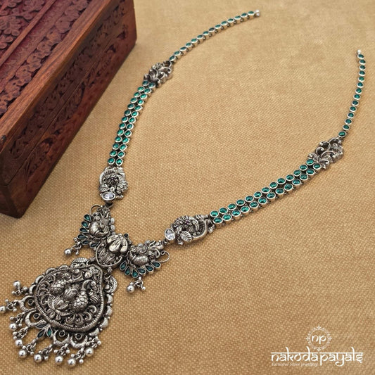 Greenish Peacock Neckpiece (N12007)