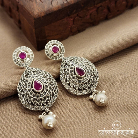 Pink Drop Earrings (C3829)