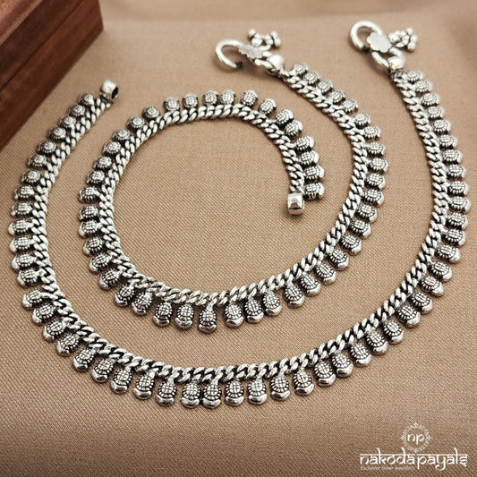 Elegant Drop Braided Anklets (A6529)