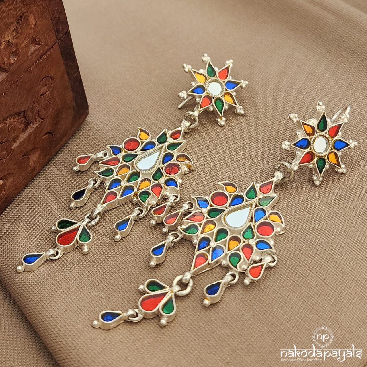 MultiColor Glass Hangings (H2220)