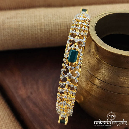 Emerald Green Screw Kada (Gk2968)