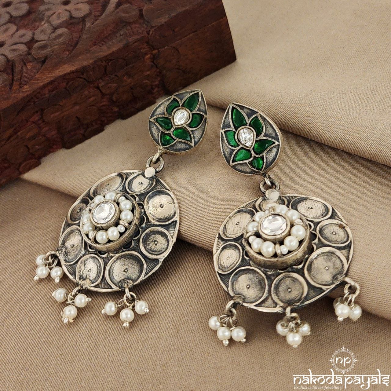 Coin Kundan Chandbali  (S9281)