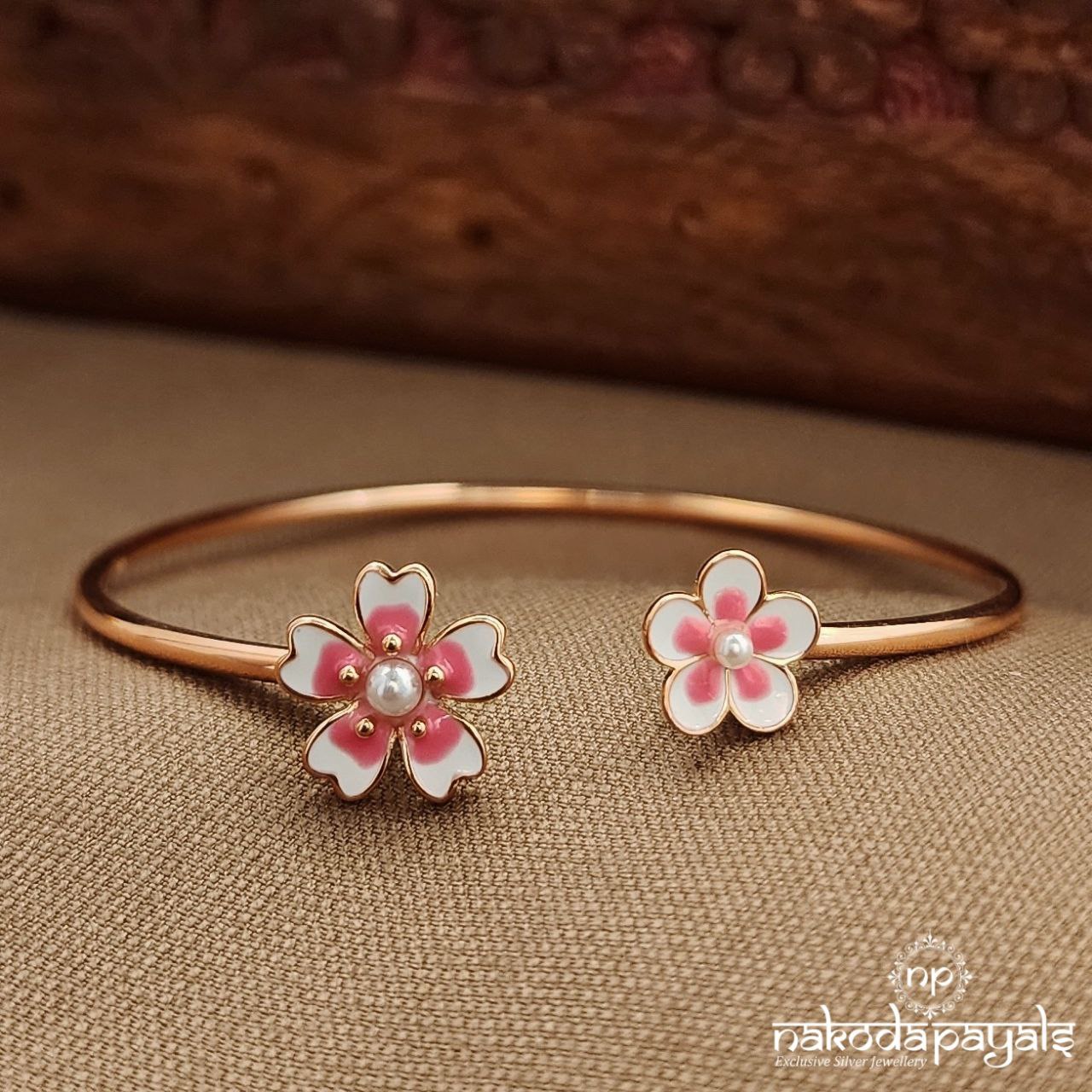 Pink Adjustable Kada (St3870)