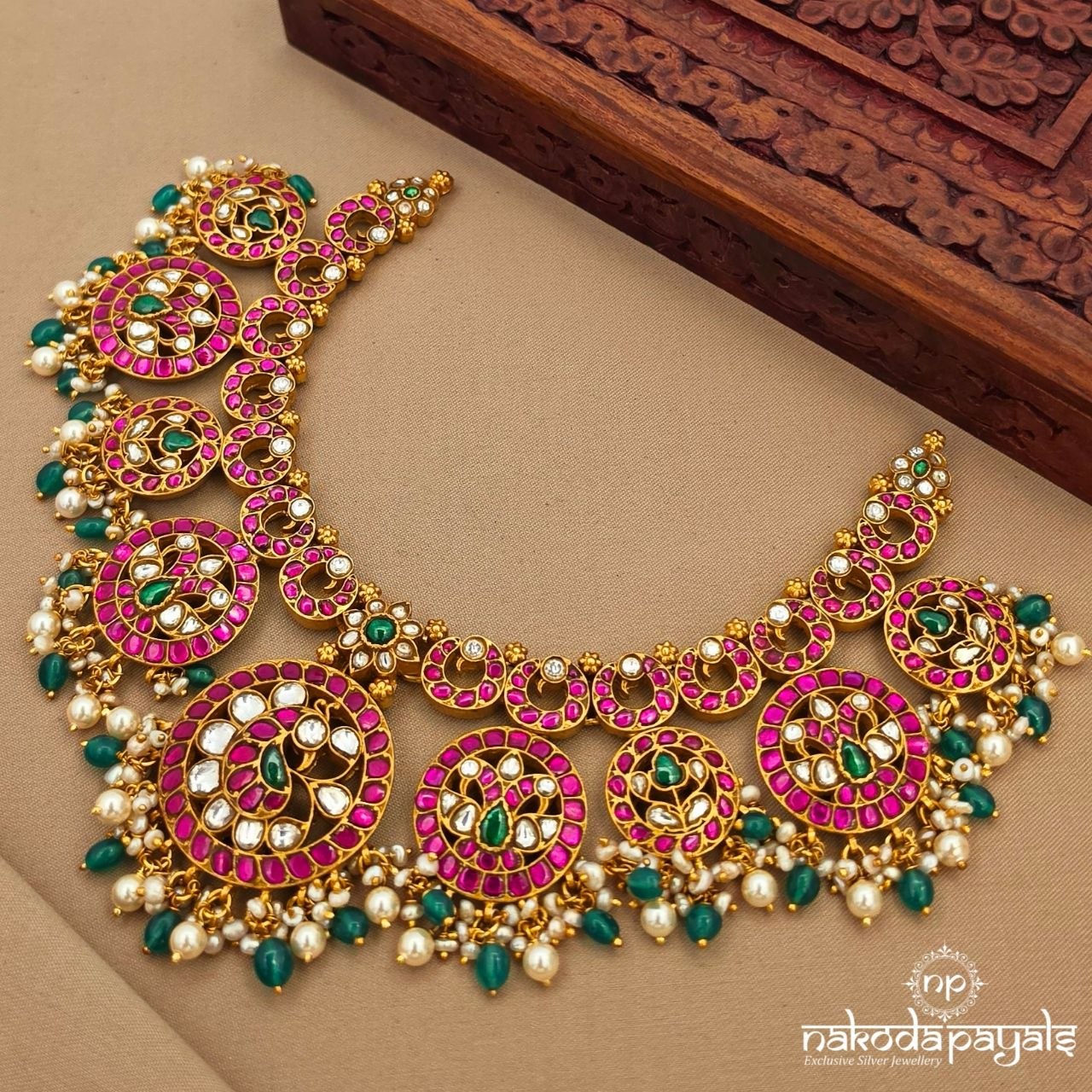Peacock Kundan Neckpiece (Gn10464)