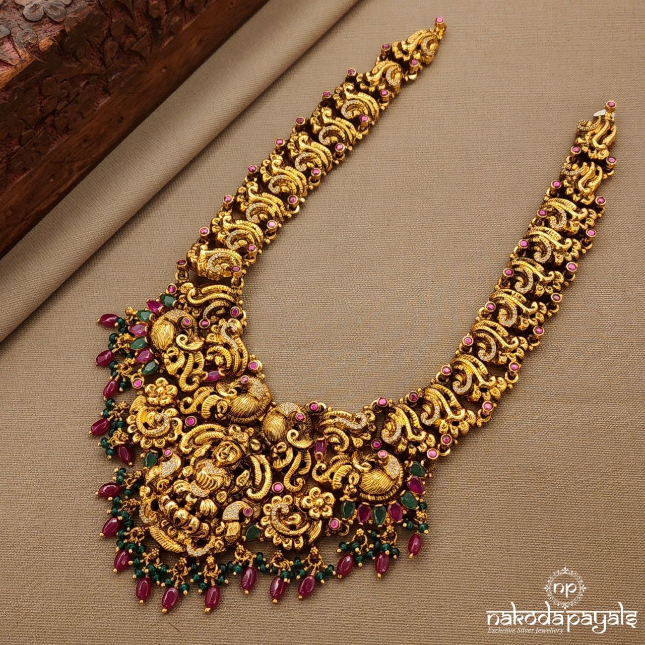 Lakshmi CZ Kemp Neckpiece (Gn9811)