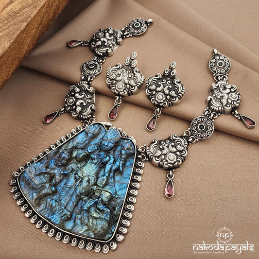 Figured Neckpiece With Earrings (N11061)