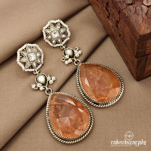 Orange Drop Earrings (C3820)