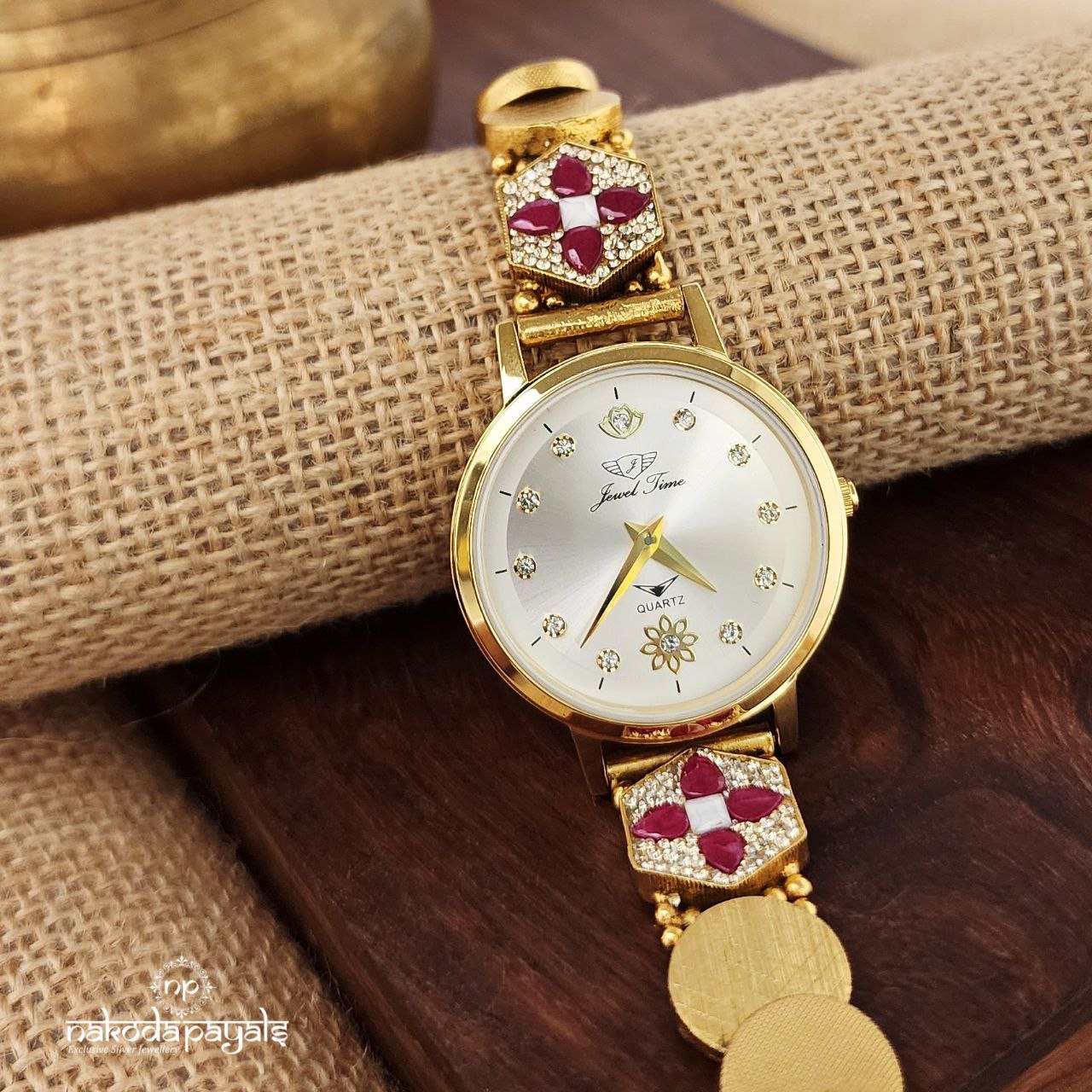 Glorious Kundan Watch (W0236)