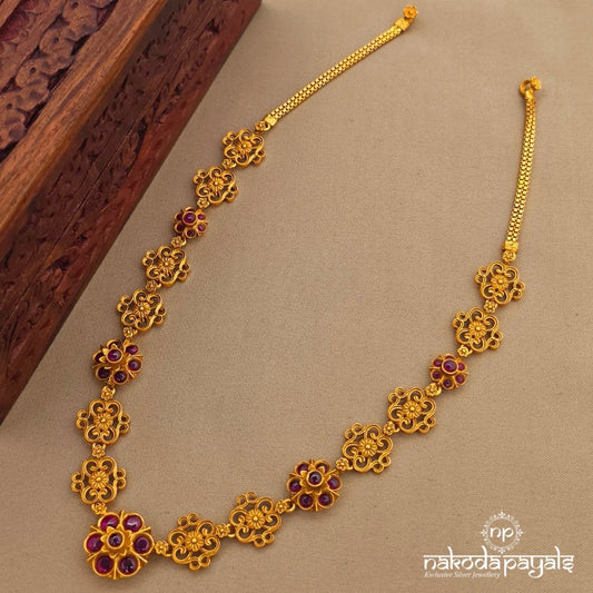 Elegant Floral Neckpiece (Gn10709)