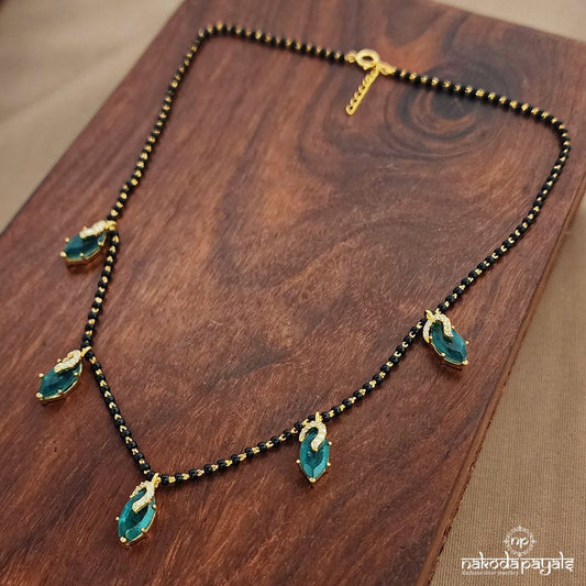 Emerald Green Mangalsutra  (Ms0600)