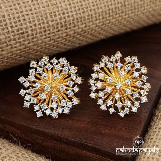 Sparkling White Studs (Ge9597)