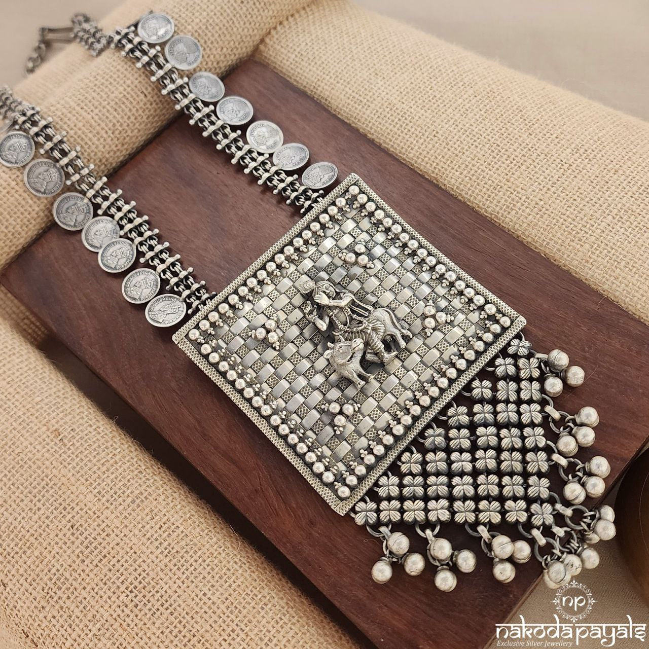 Krishnan Coined Neckpiece (N10763)