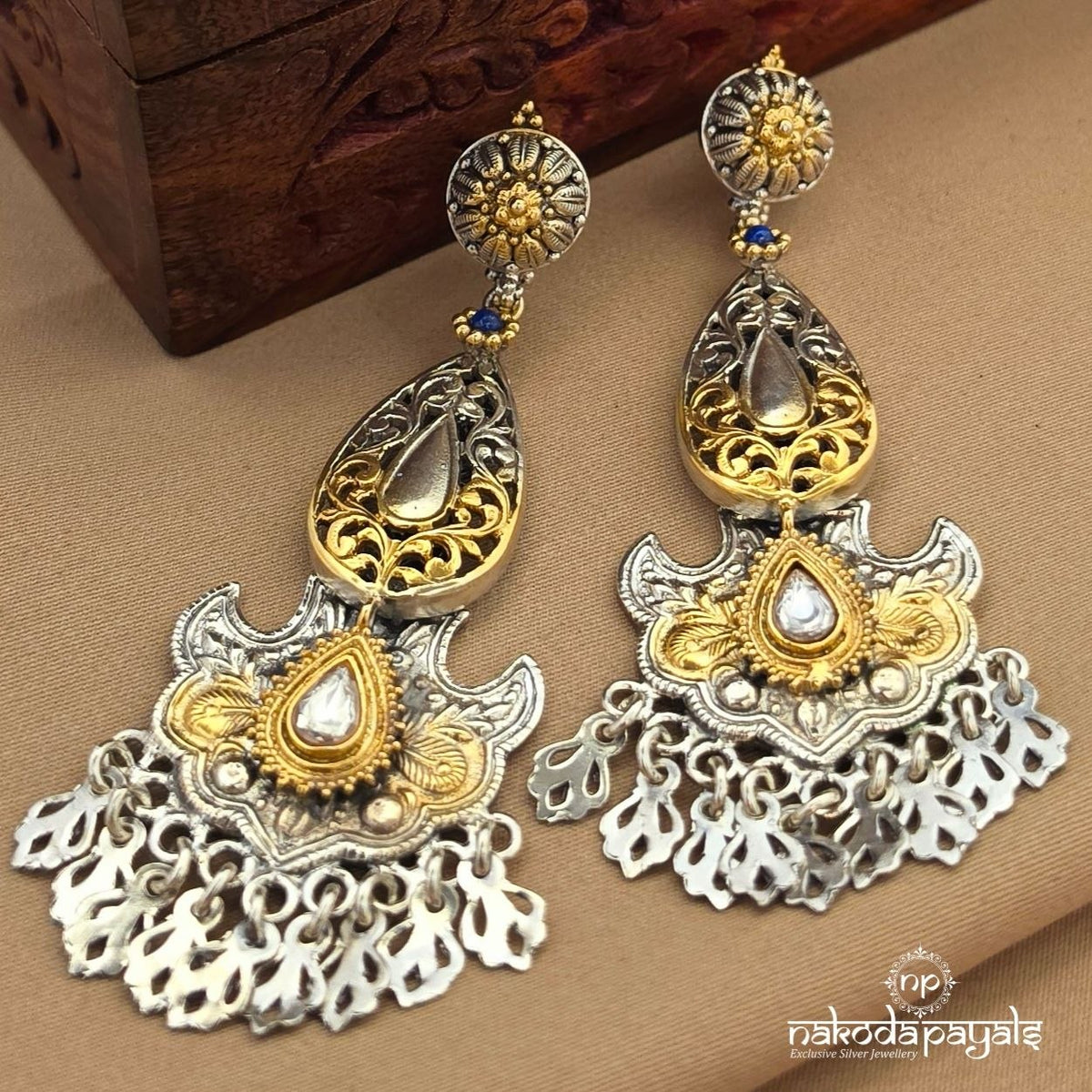 Floral Charms Chandbali (C4310)