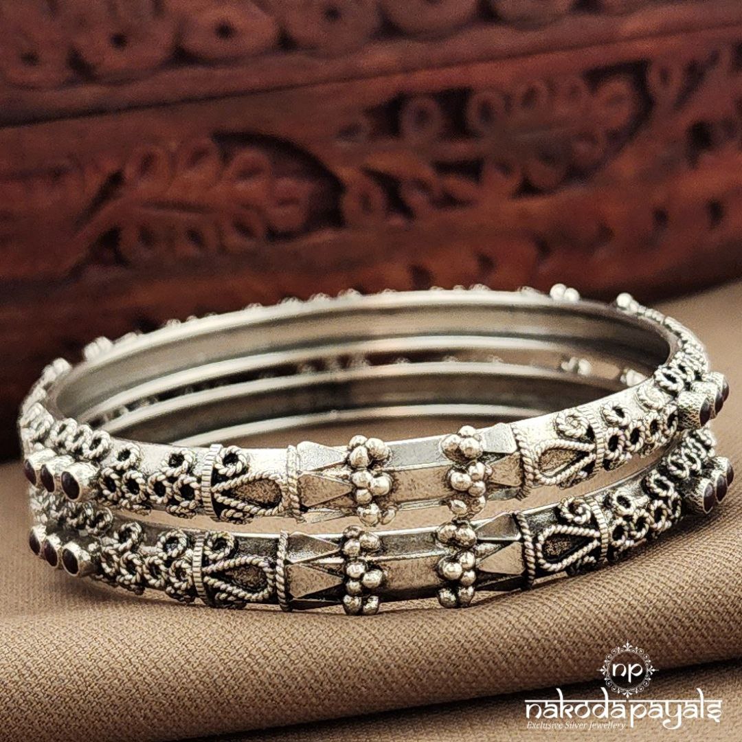 Pink Dotted Bangles (K6270-72)