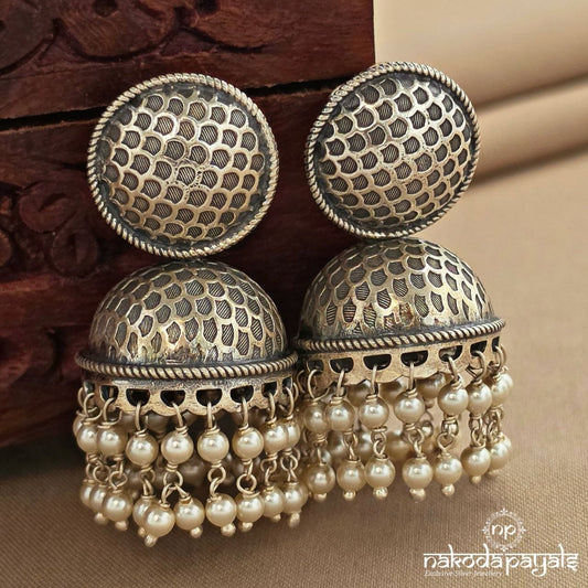 Circular pearl Jhumka (J1764)