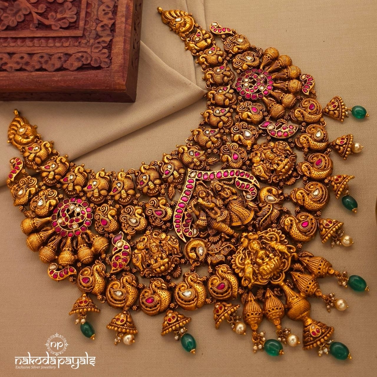 Radhakrishnan Kundan Neckpiece (Gn10112)
