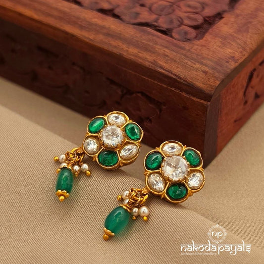 Green Drop Studs (Ge10746)