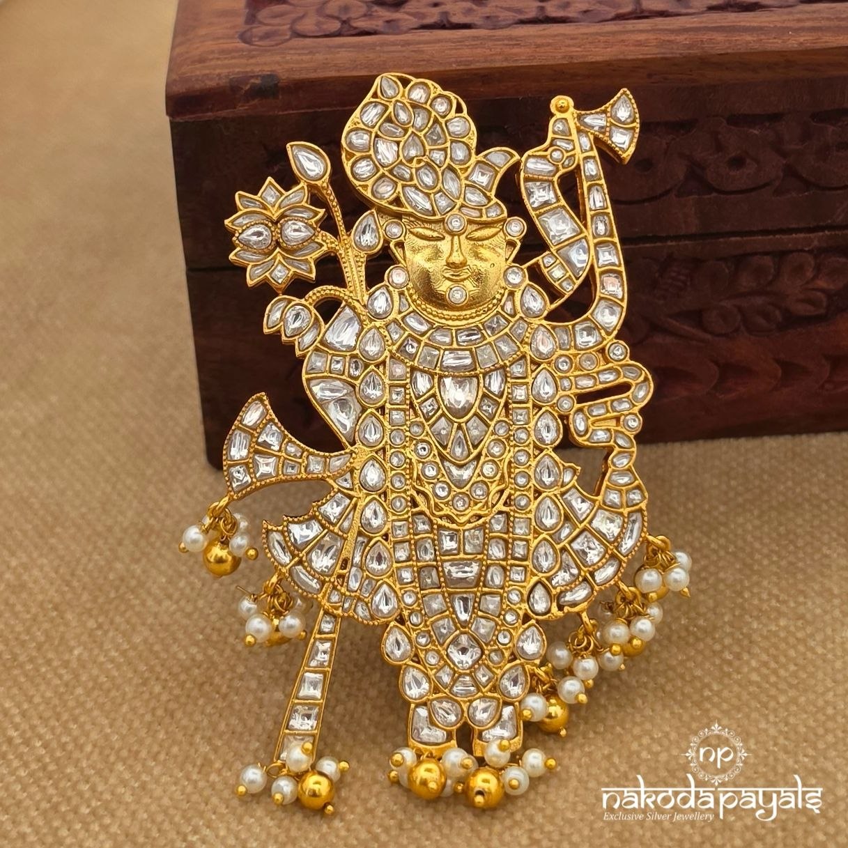 Endearing Jagannath Kundan Pendant (Gp2460)