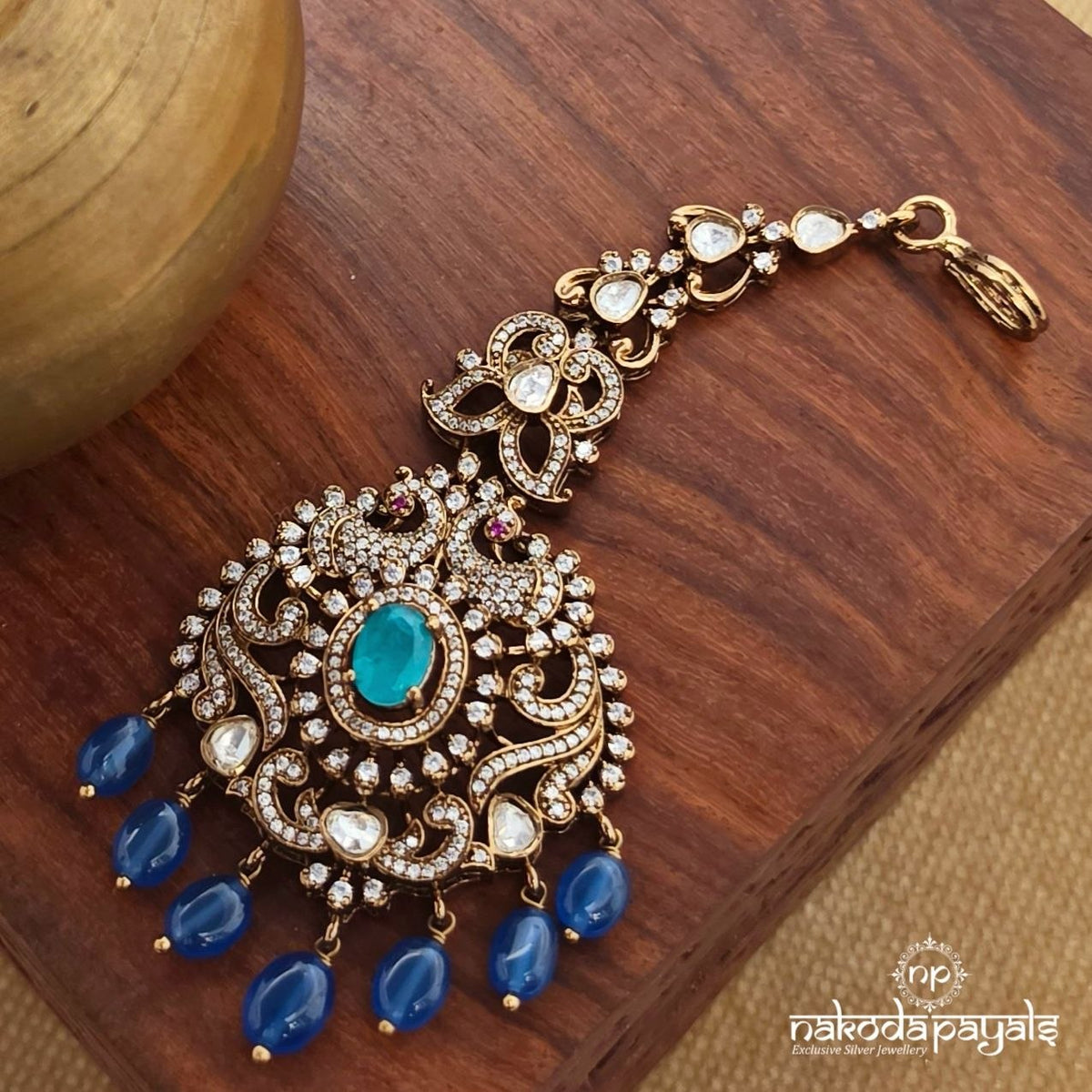 Twin Peacock Floral Maati (Gm1285)