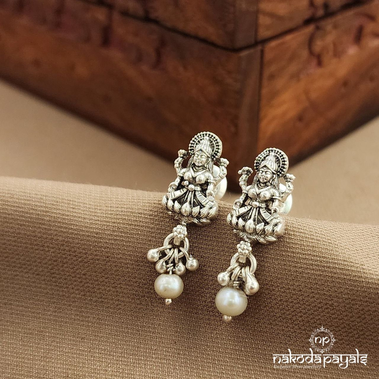 Lakshmi Pearled Drop Studs (S3761)