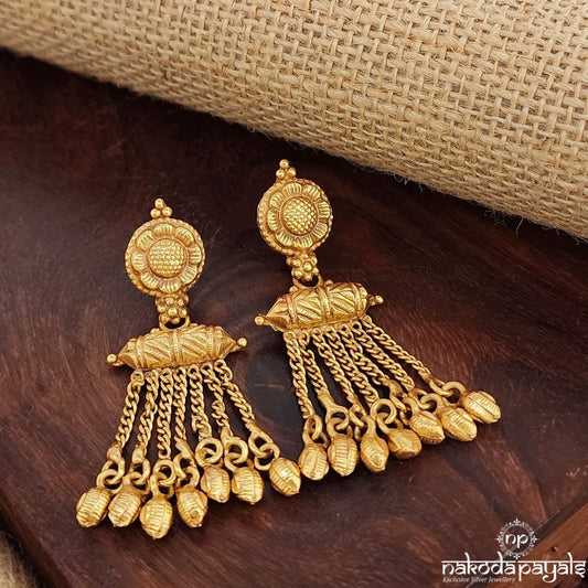 Floral Drops Earrings (Ge9994)