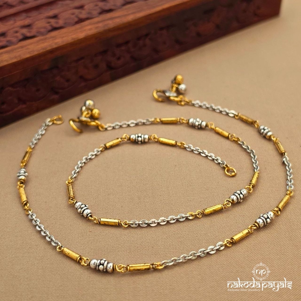 Majestic Dual Tone Anklets (A7020)