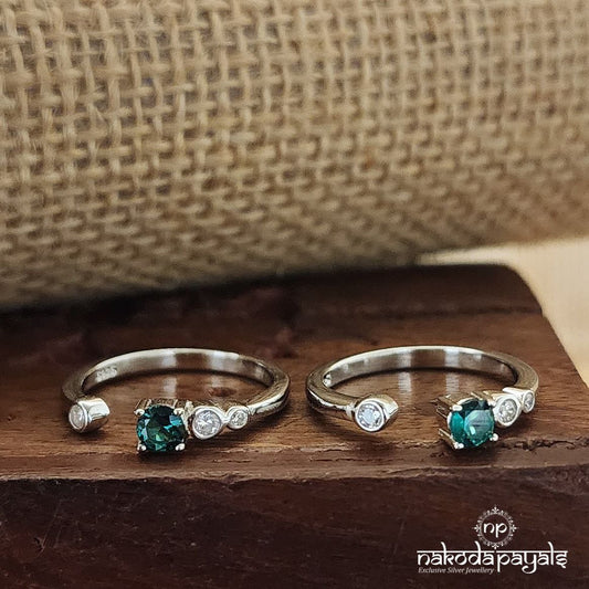 Adjustable Green Toerings (T4470)