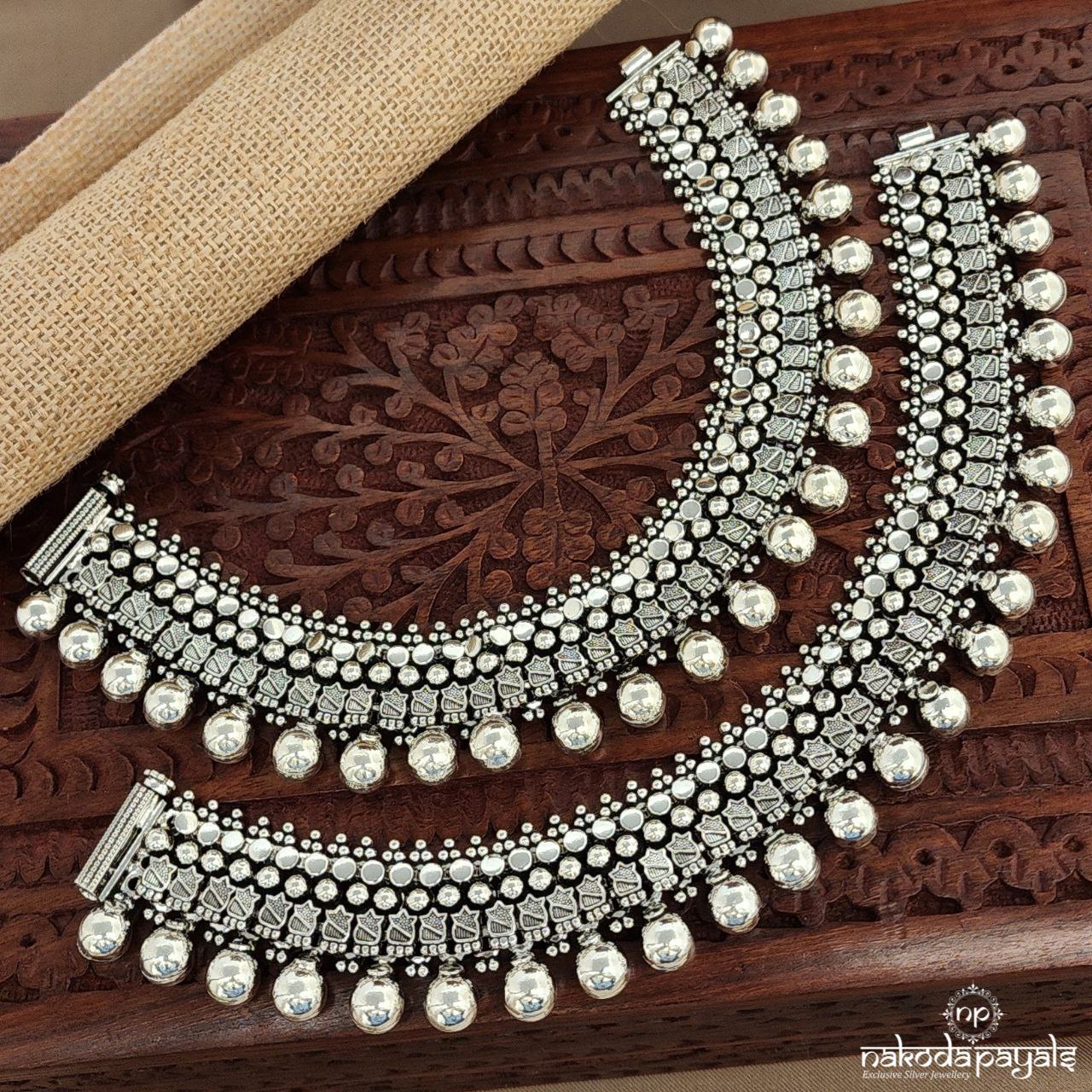 Big Ball Drop Anklets (A6469) – Nakoda Payals
