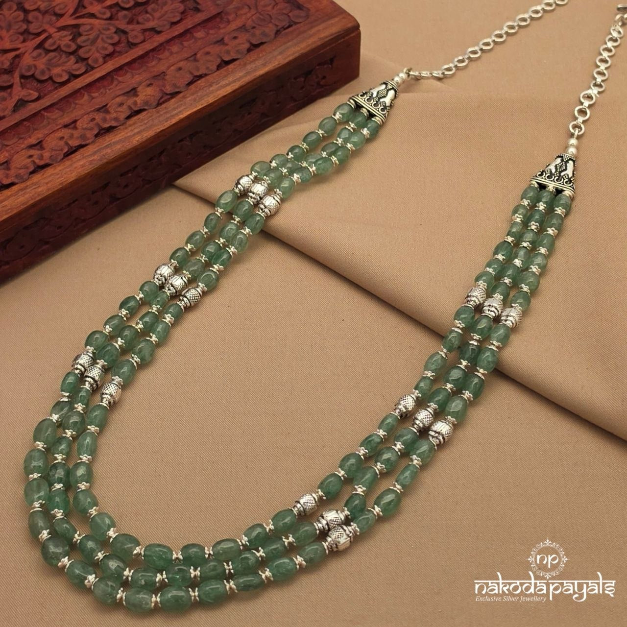 Greenish Pearl Neckpiece (N11817)