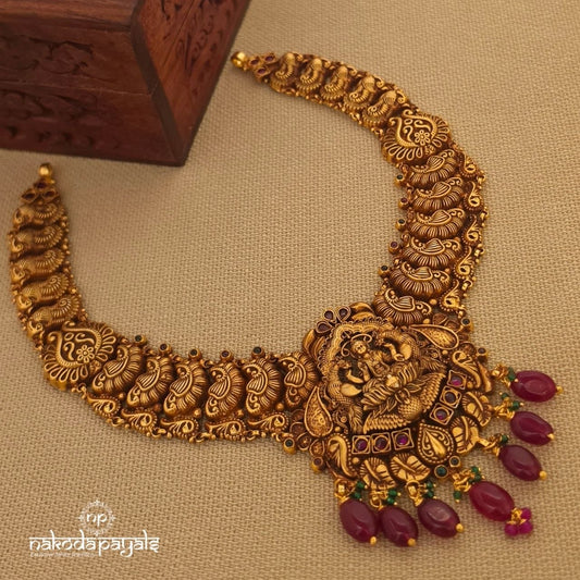 Peacock Lakshmi Neckpiece (Gn10587)