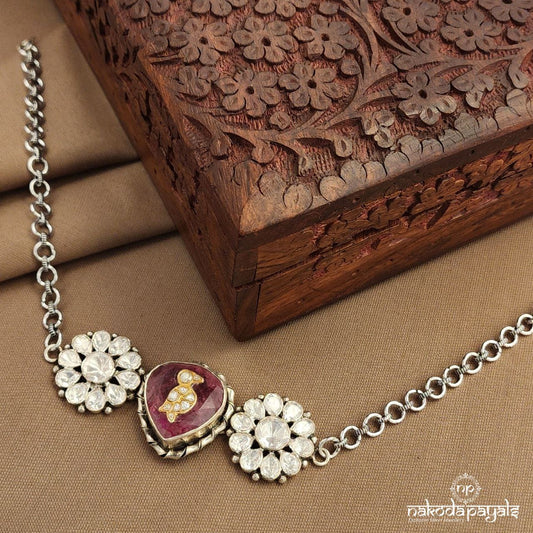 Pink Moissanite  Choker (N11497)