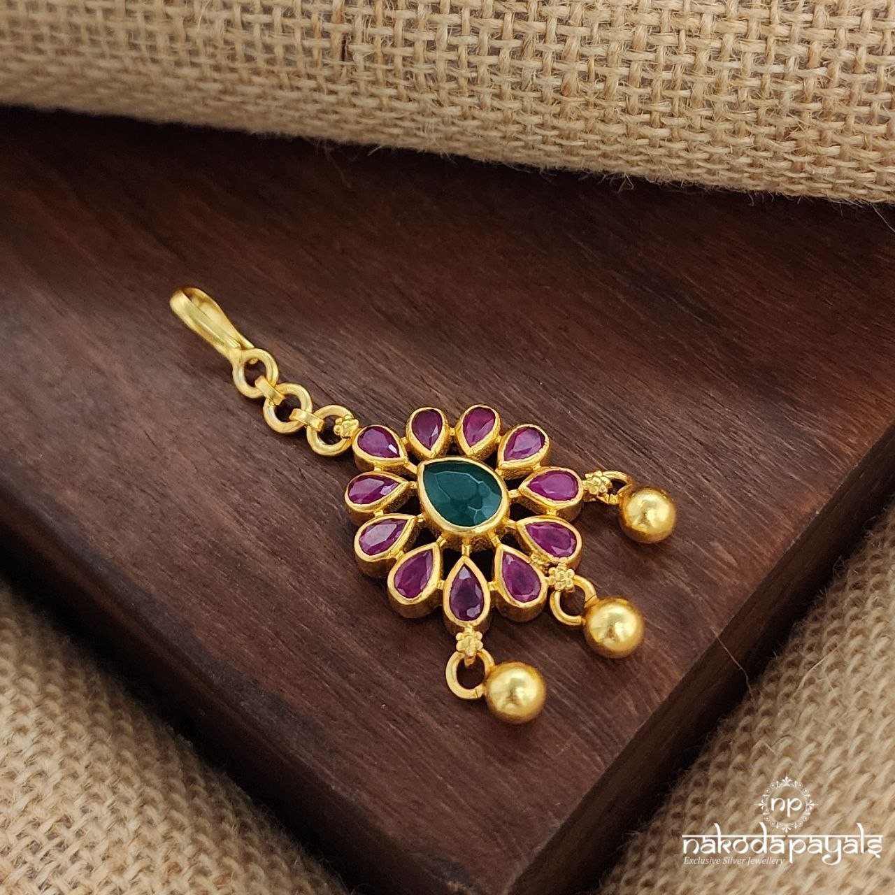 Green Drop Maang Tika (Gm1012)