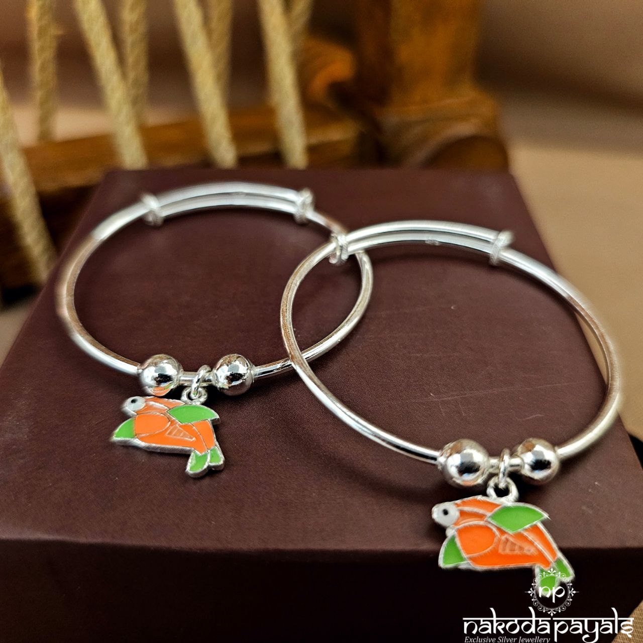 Orange Fish Kada Pair (Ka9455)