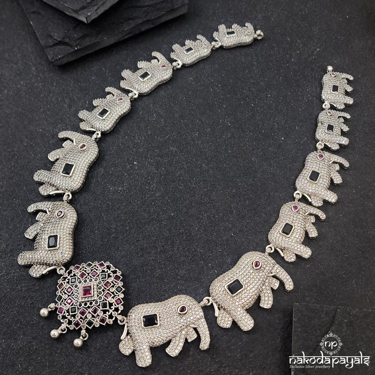 Blue Elephant Neckpiece (N10539)