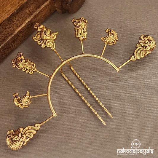 Peacock Glow Big Hair Accessories (Ha0051)