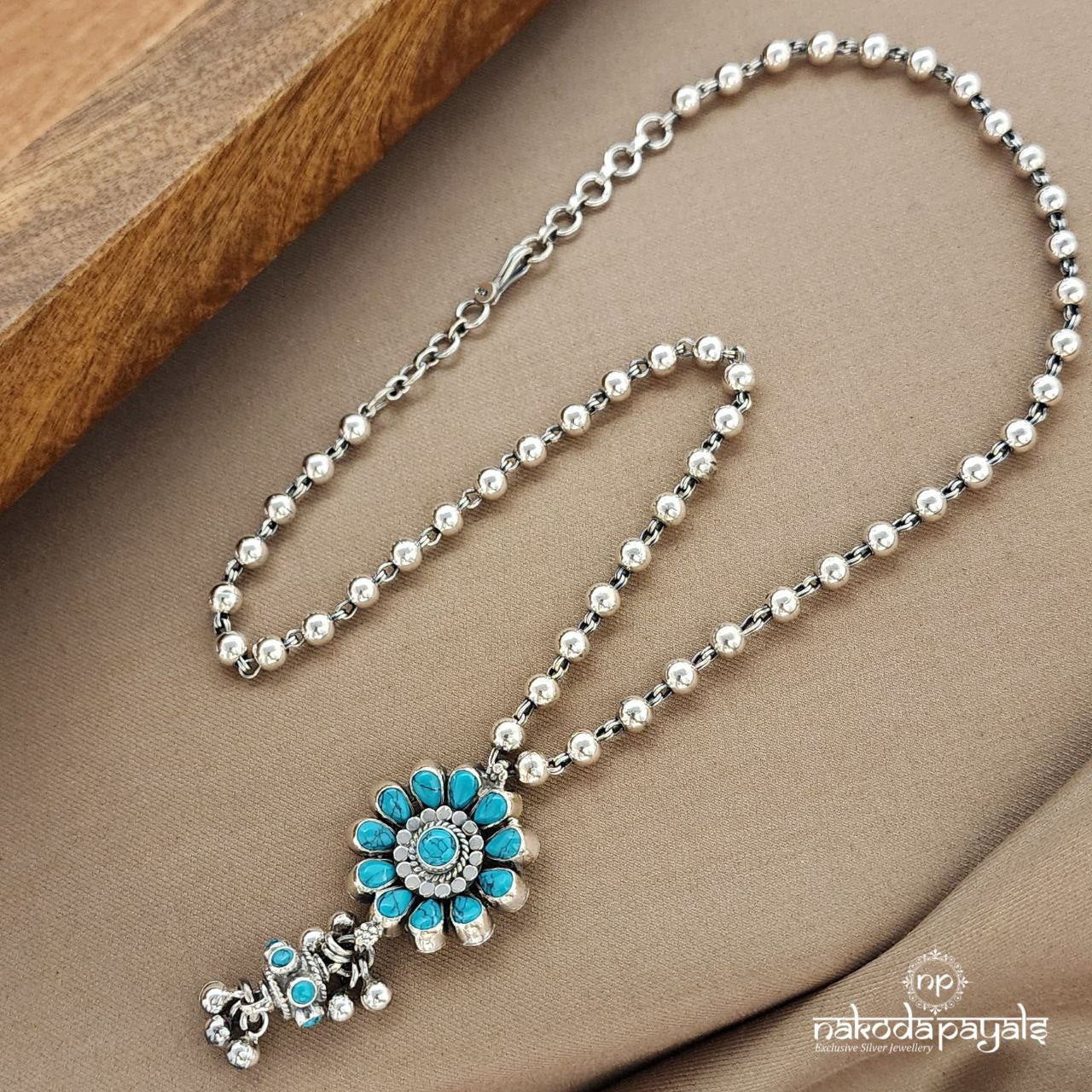 Turquoise Drop Neckpiece (N11007)