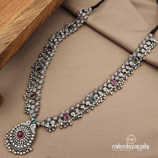 Ball Drop Kemp Saaj Long Neckpiece (N11041)