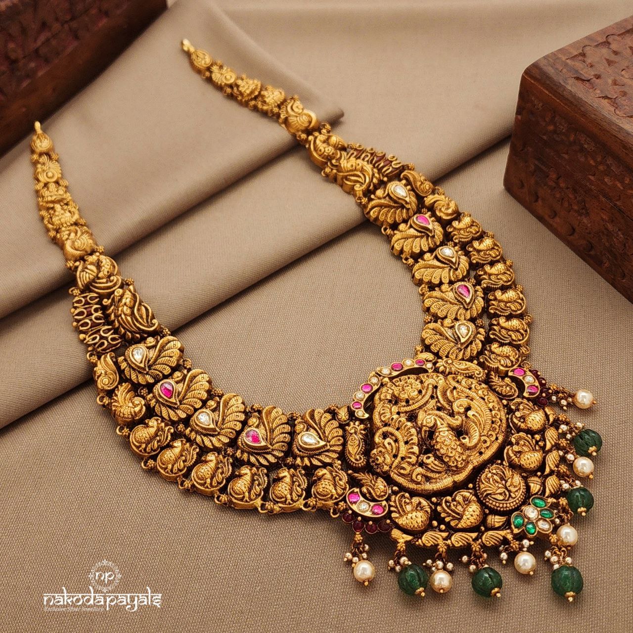 Twin Peacock Neckpiece (Gn9869)